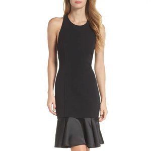 VINCE CAMUTO Flounce Hem Sheath Dress